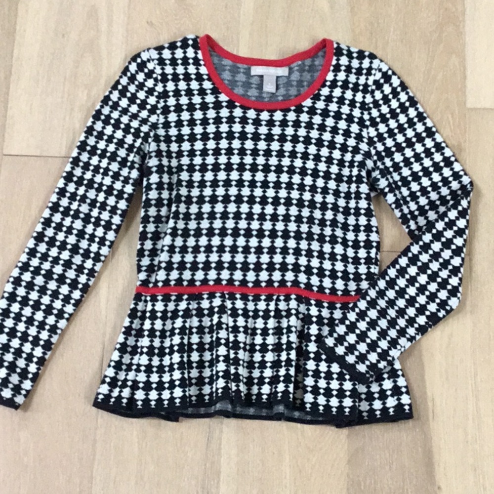 Banana republic peplum sweater
